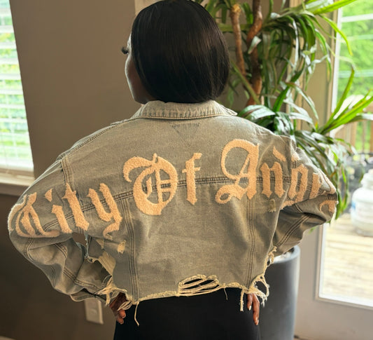 City of Angels Denim Crop Jacket