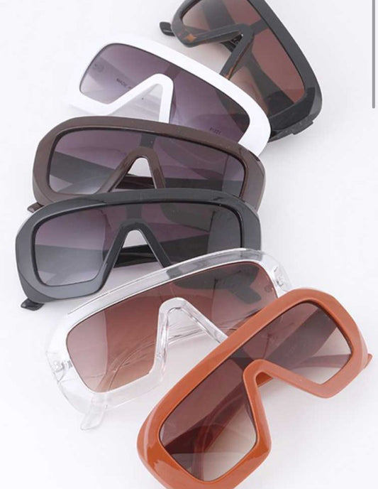 Retro Shield Sunglasses